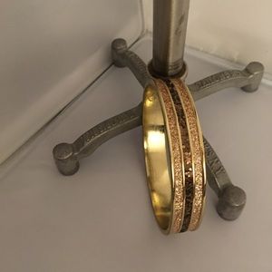 Rose gold bangle bracelet